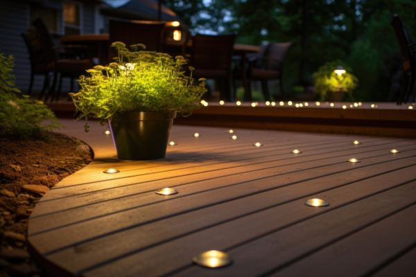 Ground Level Deck Construction in Ypsilanti